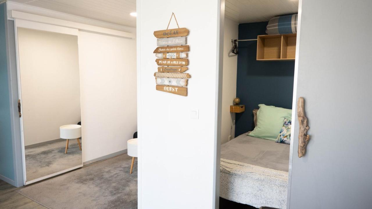 Les Logis D'Argent Studio Independant Parking Entree Autonome Linge De Lit Et Serviettes Wifi Fibre Tv Connectee 米尼赞海滩 外观 照片